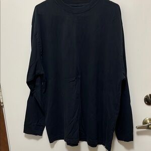 Men's Black Long Sleeve Shirt XL
